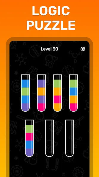 Water Sort Puzzle Color Game [MOD: Все открыто] - Скриншот 4
