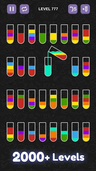 Water Sort Puzzle — Sort Color [MOD: Мод Меню/Взлом] - Скриншот 2