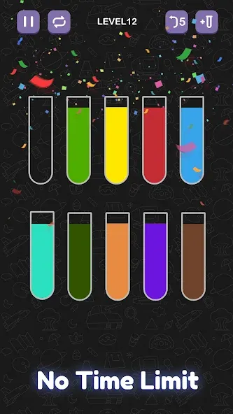 Water Sort Puzzle — Sort Color [MOD: Мод Меню/Взлом] - Скриншот 5