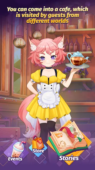Wonder Tea — Love & Mysteries [MOD: Много монет/Энергии] - Скриншот 1