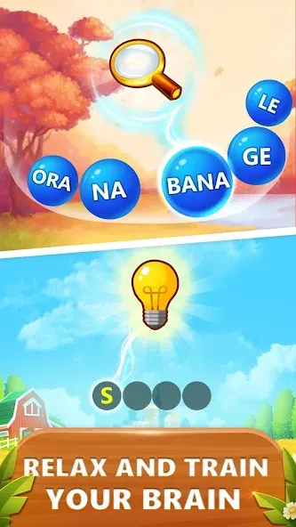 Word Bubble Puzzle — Word Game [MOD: Все открыто] - Скриншот 4