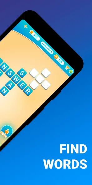 Words from word: Crosswords [MOD: Меню/Много денег] - Скриншот 2