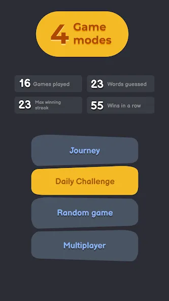 Wordly — unlimited word game (Вордли) [MOD: Premium/Unlocked] - Скриншот 3
