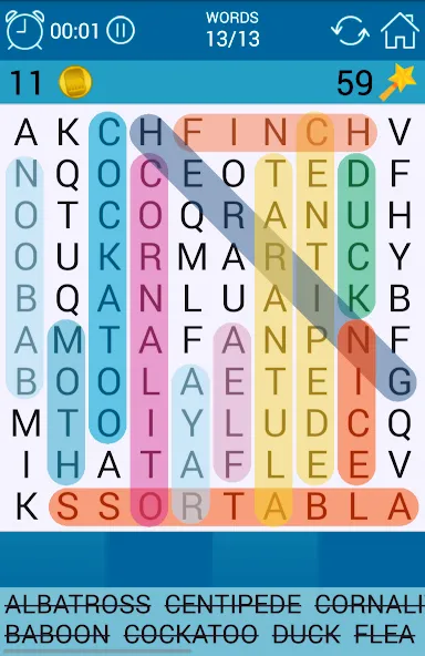 Word Search [MOD: Все открыто] - Скриншот 2