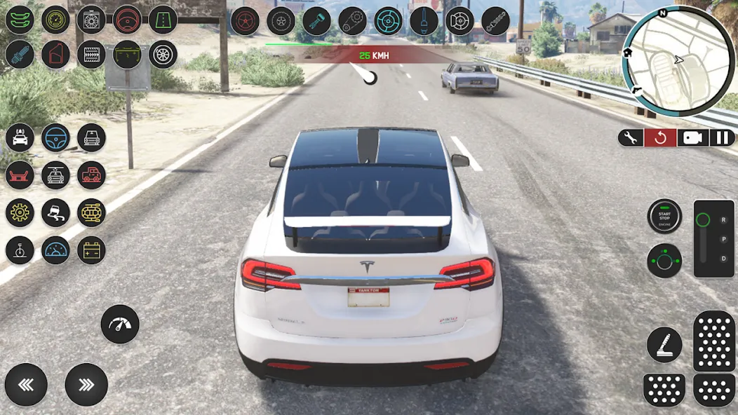 Electric Tesla Model X Driver (Электрический водитель   ) [MOD: Все разблокировано] - Скриншот 5