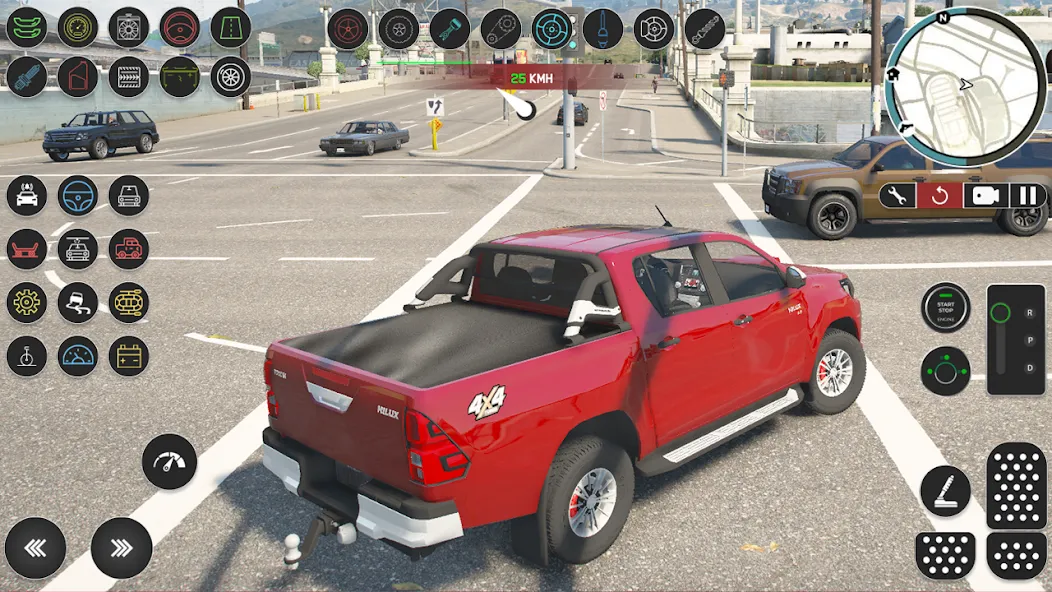 Pickup Hilux: Toyota Off Road (Пикап Хайлюкс) [MOD: Все разблокировано] - Скриншот 2